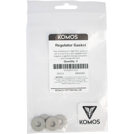 Komos - Regulator Gasket - Pack of 4