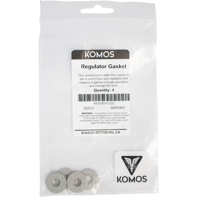 Komos - Regulator Gasket - Pack of 4