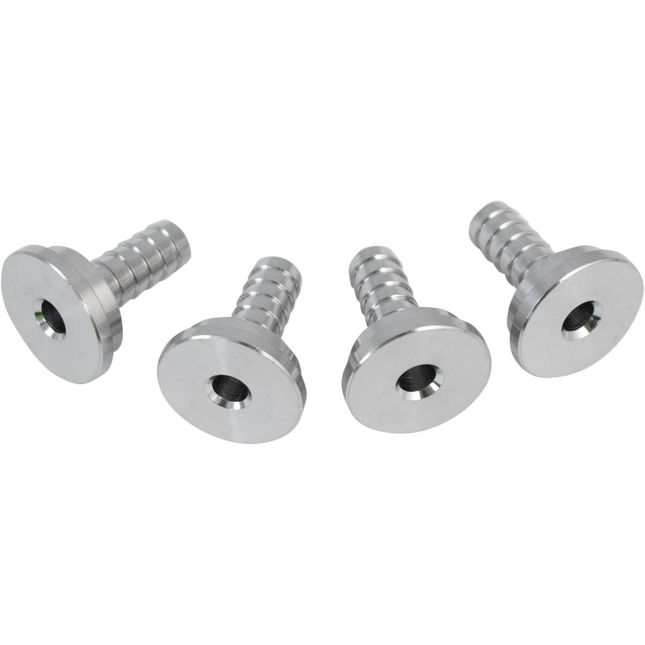 Komos - Stainless 1/4 in. Tailpiece - Pack of 4