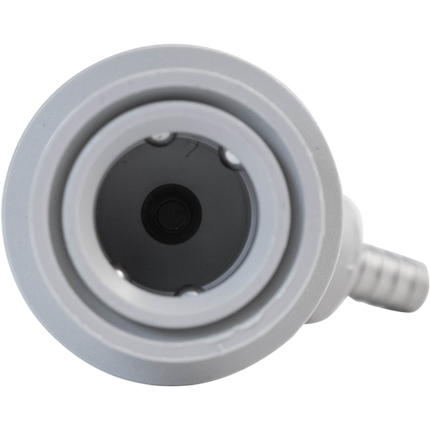 Komos - Ball Lock Quick Disconnect (QD) - Gas In (GRAY) - CM Becker - Barb