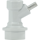 Komos - Ball Lock Quick Disconnect (QD) - Gas In (GRAY) - CM Becker - Barb