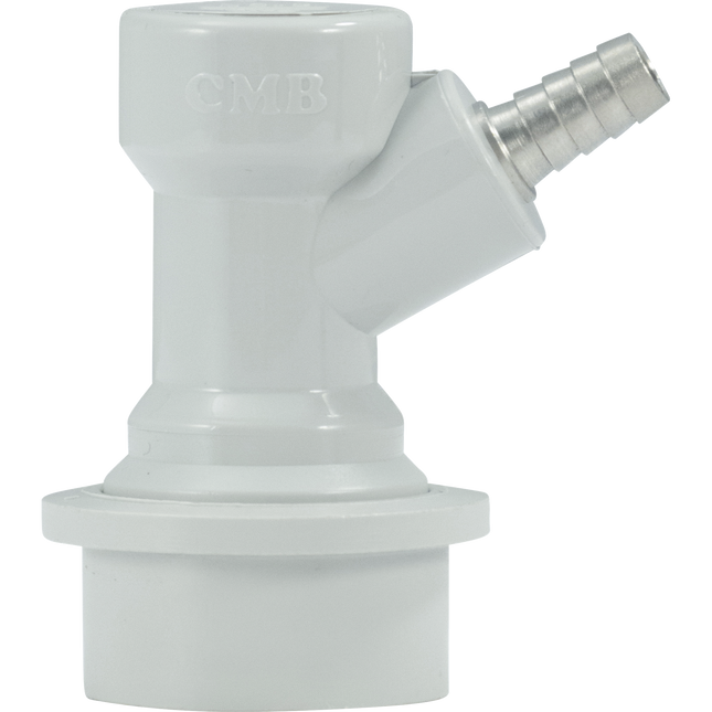 Komos - Ball Lock Quick Disconnect (QD) - Gas In (GRAY) - CM Becker - Barb