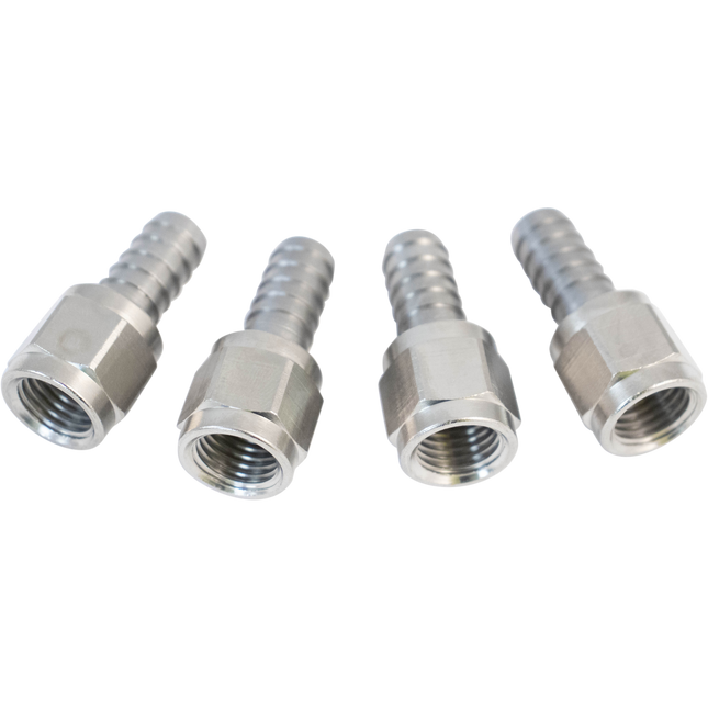Komos - Flare Fitting - 1/4 in. Swivel Nut & 5/16 in. Barb - Pack of 4