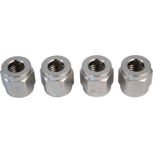 Komos - Flare Fitting - 1/4 in. Swivel Nut for 1/4 in. Barb - Pack of 4