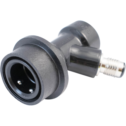 Komos - Ball Lock Quick Disconnect (QD) - Bev Out (BLACK) - CM Becker - Flare