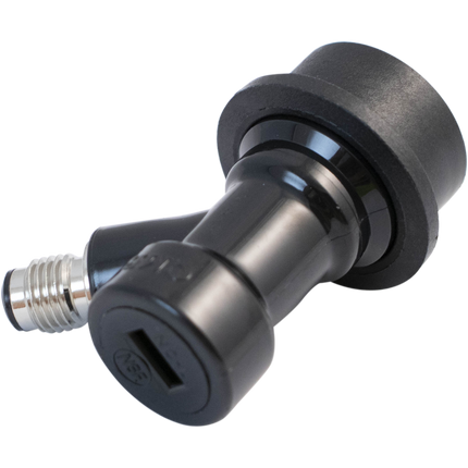 Komos - Ball Lock Quick Disconnect (QD) - Bev Out (BLACK) - CM Becker - Flare