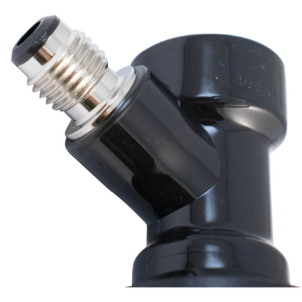 Komos - Ball Lock Quick Disconnect (QD) - Bev Out (BLACK) - CM Becker - Flare