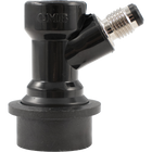 Komos - Ball Lock Quick Disconnect (QD) - Bev Out (BLACK) - CM Becker - Flare