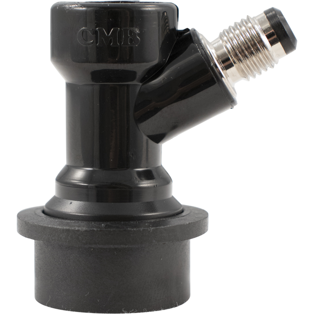 Komos - Ball Lock Quick Disconnect (QD) - Bev Out (BLACK) - CM Becker - Flare