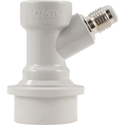 Komos - Ball Lock Quick Disconnect (QD) - Gas In (GRAY) - CM Becker - Flare