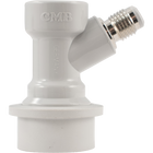 Komos - Ball Lock Quick Disconnect (QD) - Gas In (GRAY) - CM Becker - Flare