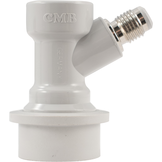 Komos - Ball Lock Quick Disconnect (QD) - Gas In (GRAY) - CM Becker - Flare