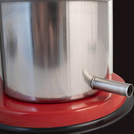 Palumbo - Small Fruit Press - Red "Tommy" - Enameled & Stainless Steel