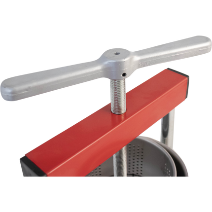 Palumbo - Small Fruit Press - Red "Tommy" - Enameled & Stainless Steel