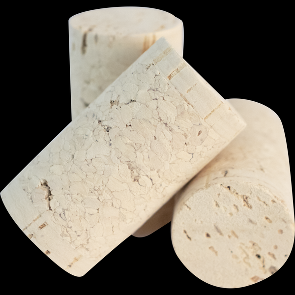 Twin Disc Wine Corks | Molinas SmartCork®  | Whole Natural Cork Ends | Agglomerated Core | #9 x 1.75