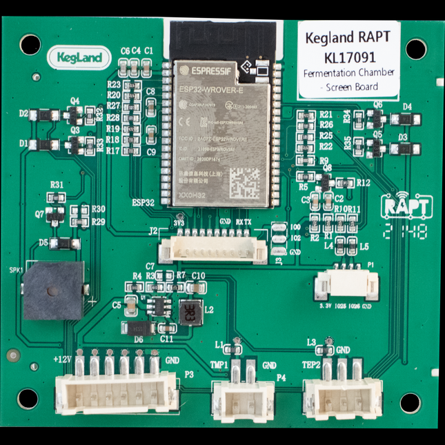 RAPT - Fermentation Chamber - Screen Board