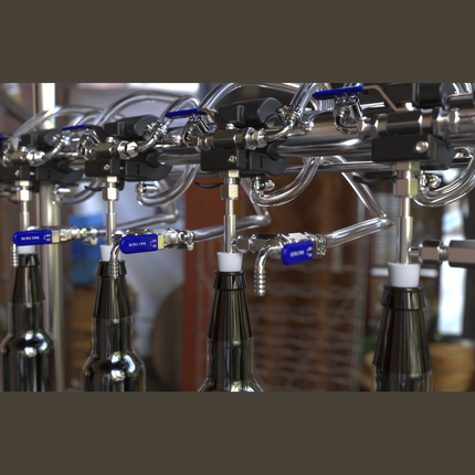 Medusa MultiHead Counter Pressure Bottle Filler G2