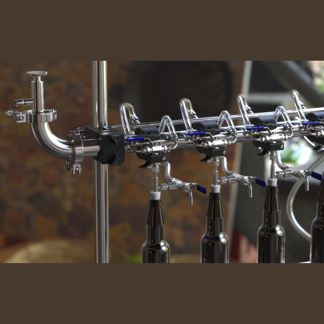 Medusa MultiHead Counter Pressure Bottle Filler G2