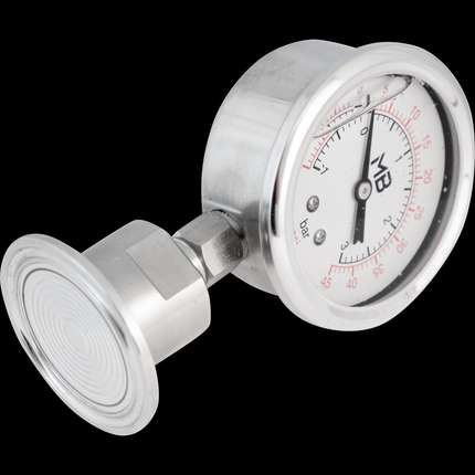 MB - Replacement Part - Pressure/Vacuum Gauge 1.5" T.C. (Oil Filled)