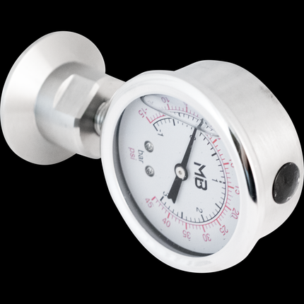 MB - Replacement Part - Pressure/Vacuum Gauge 1.5" T.C. (Oil Filled)