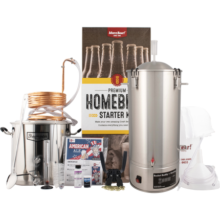 Premium Homebrewing Starter Kit - Stainless Fermenter - PLACEHOLDER