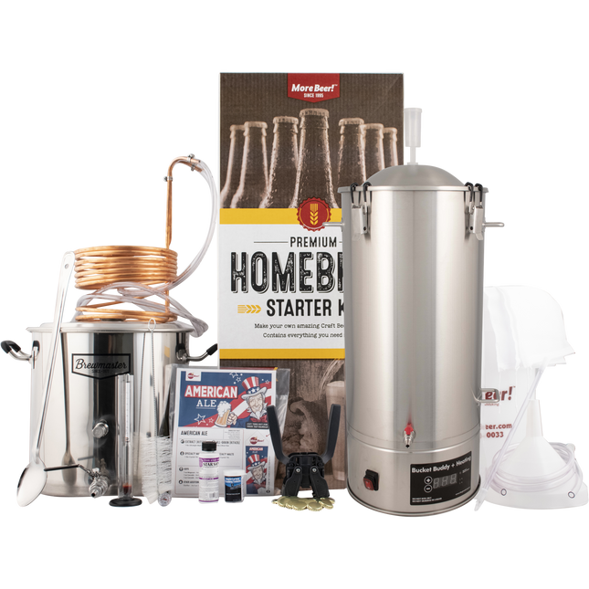 Premium Homebrewing Starter Kit - Stainless Fermenter - PLACEHOLDER