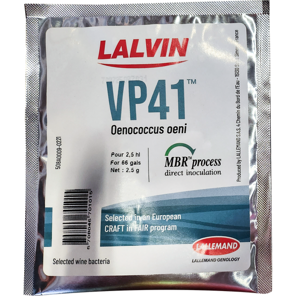 Lallemand | LalVin VP41™ | Dry Malolactic Bacteria | 2.5 g