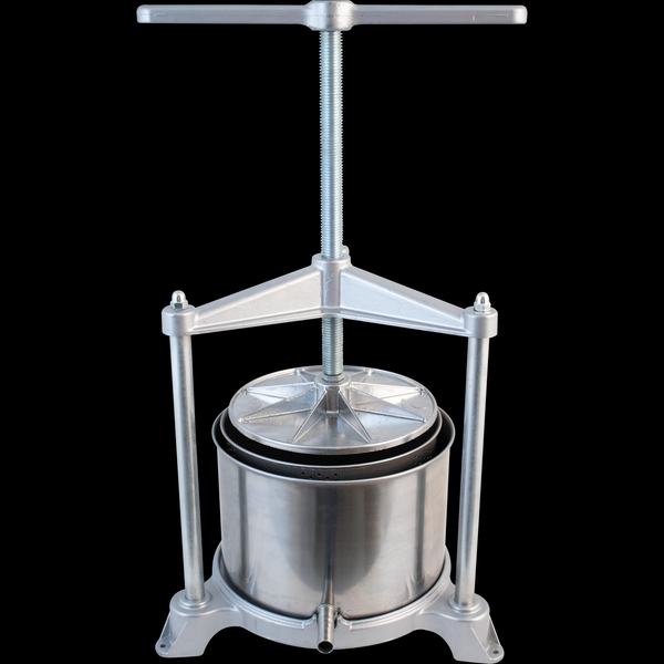 Large Food Press | Fruit | Cheese | Butter | 20 cm x 14.7 cm | Stainless Steel Basket and Basin