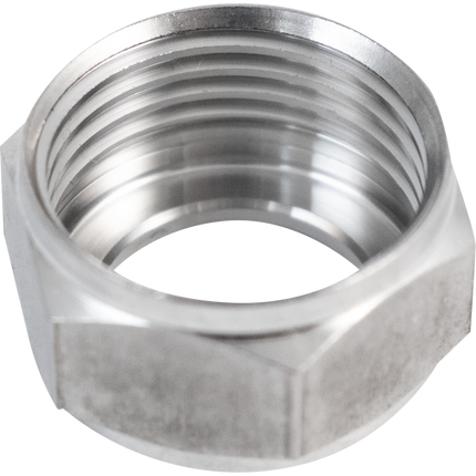 Komos - Stainless 1/4 in. Tailpiece, Hex Nut and Gasket