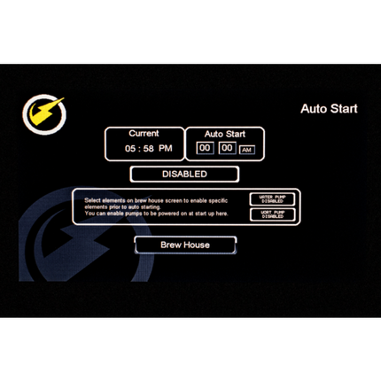 MB - Touch Screen Control Panel for 7 bbl Brewing System - with Mash Rake Control