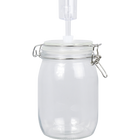 Basic Food Fermentation Kit - Flip Top Jar with Airlock - 1L / 33.8 oz