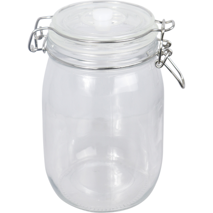 Basic Food Fermentation Kit - Flip Top Jar with Airlock - 1L / 33.8 oz