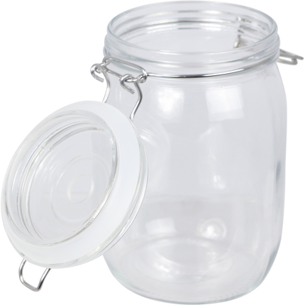 Basic Food Fermentation Kit - Flip Top Jar with Airlock - 1L / 33.8 oz