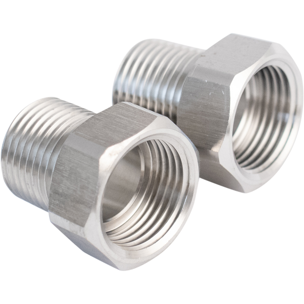 KOMOS® | Stainless Beer Thread Adapter | Female Beer Thread x 1/2 in. BSP