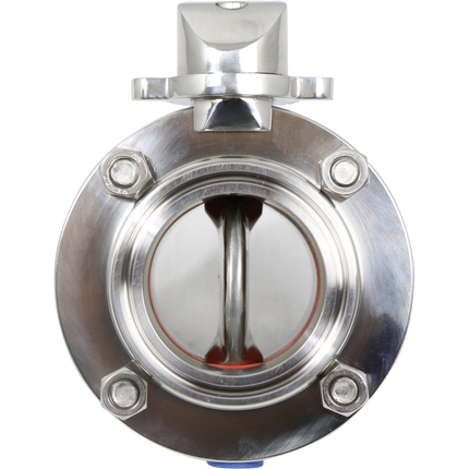 BrewBuilt - 2 in. T.C. Butterfly Valve - Polished