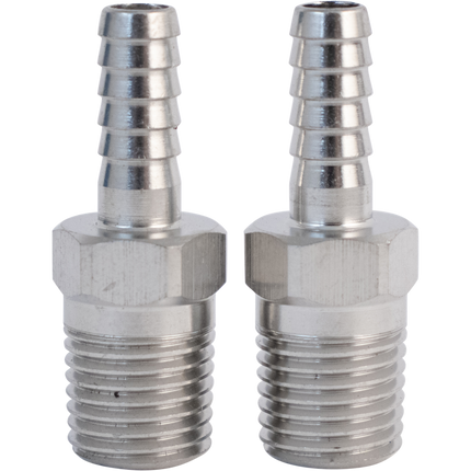 Komos - 1/4 in. NPT x 1/4 in. Barb - 2 Pack