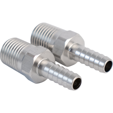Komos - 1/4 in. NPT x 1/4 in. Barb - 2 Pack