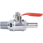 Komos - 1/4 in. NPT x 5/16 in. Barb - Ball Valve + Check Valve