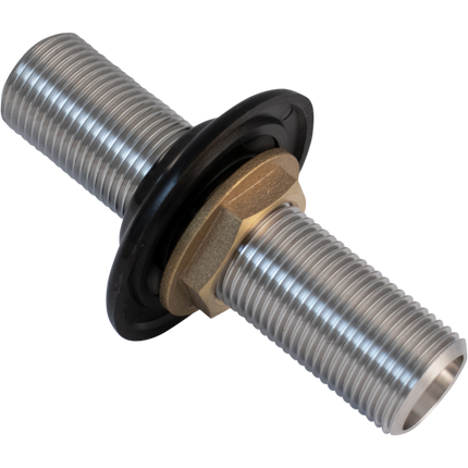 Komos - 100 mm All Thread Shank w/ Black Plastic Collar and 5/8 in. Nut