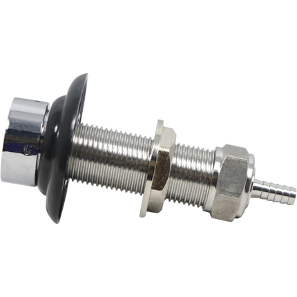 Komos - Beer Faucet Shank - 3-1/8 in. Stainless with Nut & Nipple