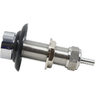 Komos - Beer Faucet Shank - 3-1/8 in. Stainless with Nut & Nipple