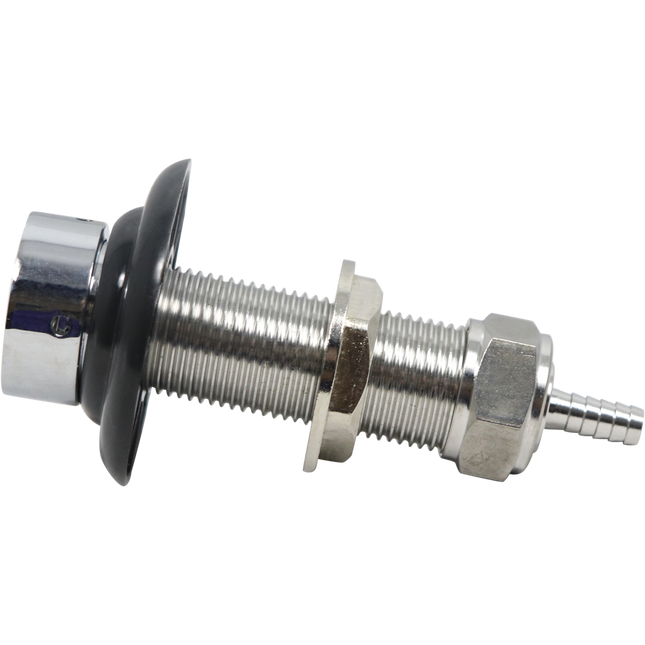 Komos - Beer Faucet Shank - 3-1/8 in. Stainless with Nut & Nipple