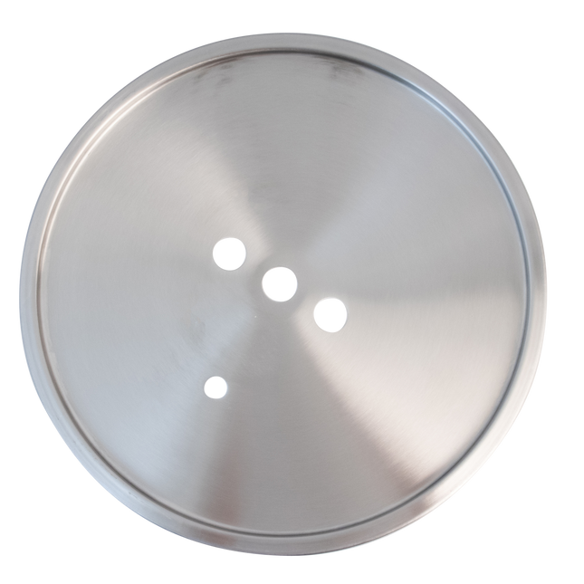 Temp Twister Stainless Steel Lid with Thermowell Port for 35L Bucket Buddy