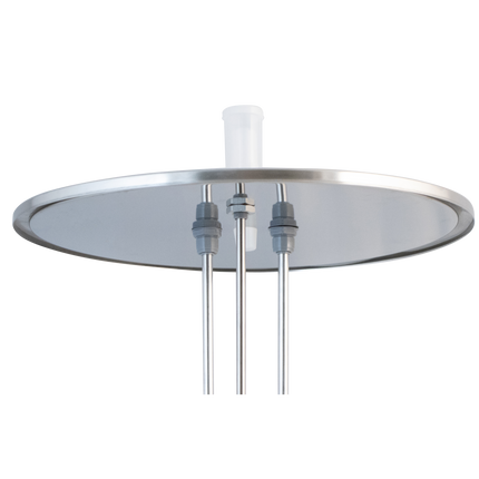 Temp Twister Stainless Steel Lid with Thermowell Port for 65L Bucket Buddy