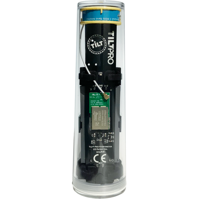 Tilt Pro Hydrometer and Thermometer - Yellow