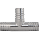 Komos - Stainless Tee - 10 mm (3/8 in.) Barb