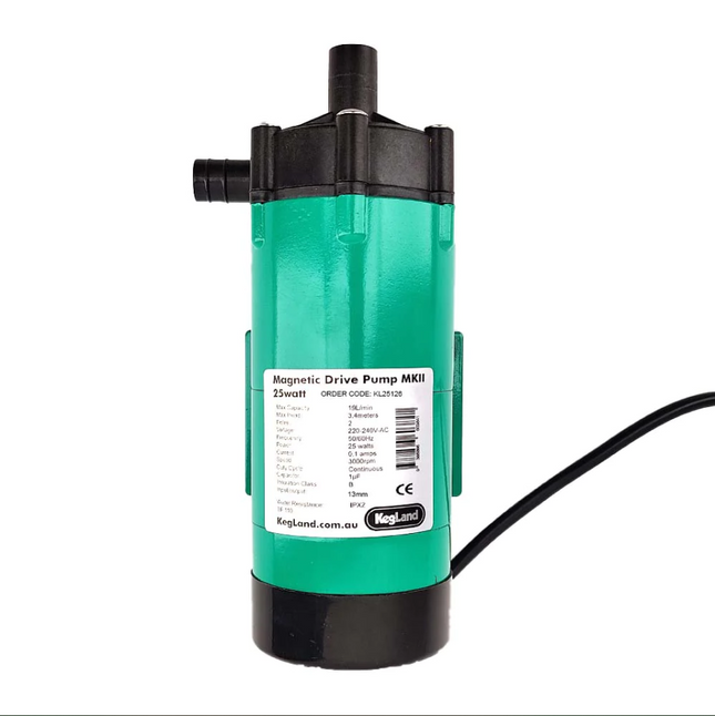 BrewZilla - Gen 4 - High Temperature Magnetic Drive Pump 25 watts (220-240v) - Replacement for 65L / 100L