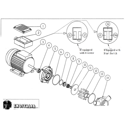 Replacement Capacitor for PMP530 & PMP535 Euro 30 Pumps (Pos. 15)
