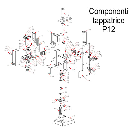MEP - P12 Pneumatic Corker - Replacement Part - Spring For Mixing Device (Pos. 112)