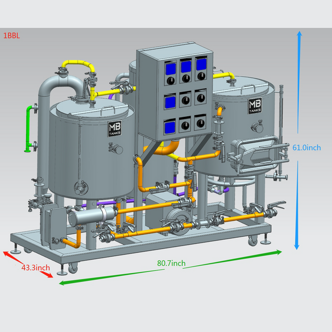 MB - Oil Heated Brewhouse - 2 Vessel - PLACEHOLDER